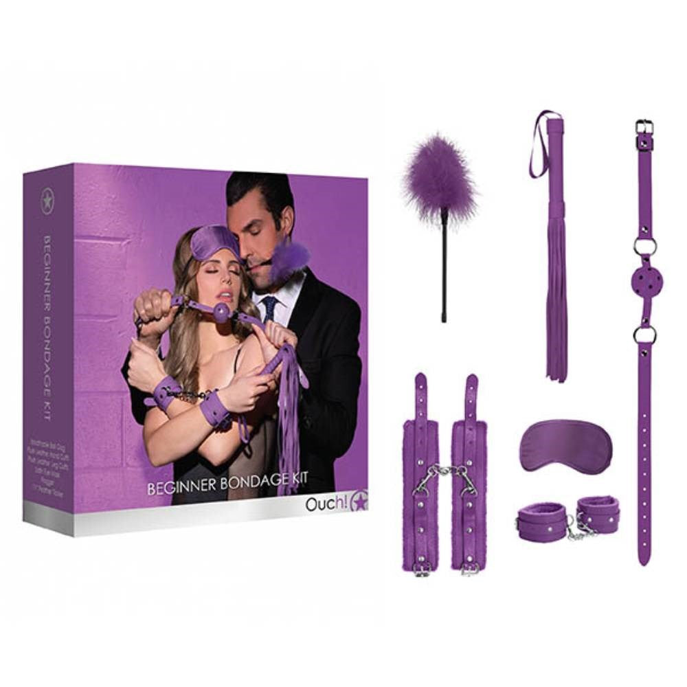 Shots Toys Ouch! 5 Piece Set Beginners Bondage Kit - Bondage Kits