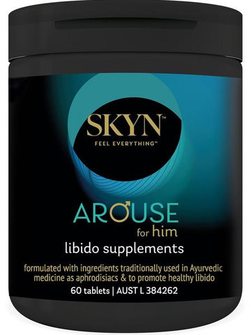 SKYN Arouse For Him Libido Supplements by Ansell - Delay and Excite Sprays