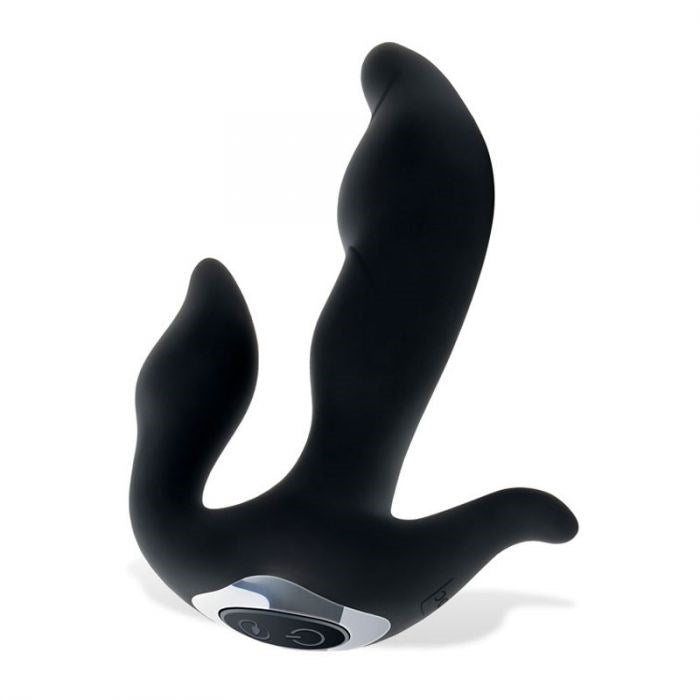 Adam and Eve 3 Point Vibrating Prostate Massager Black - Prostate Toys