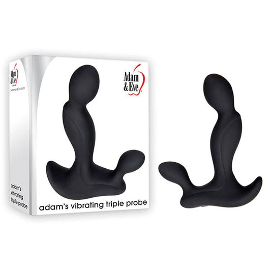 Adam and Eve Adam's Vibrating Triple Prostate Massager Black