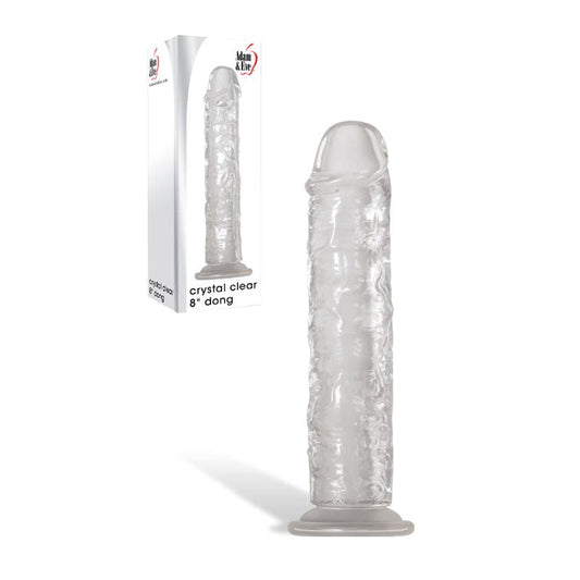 Crystal 8'' Dong by Adam & Eve Sextoys - Realistic Dildos