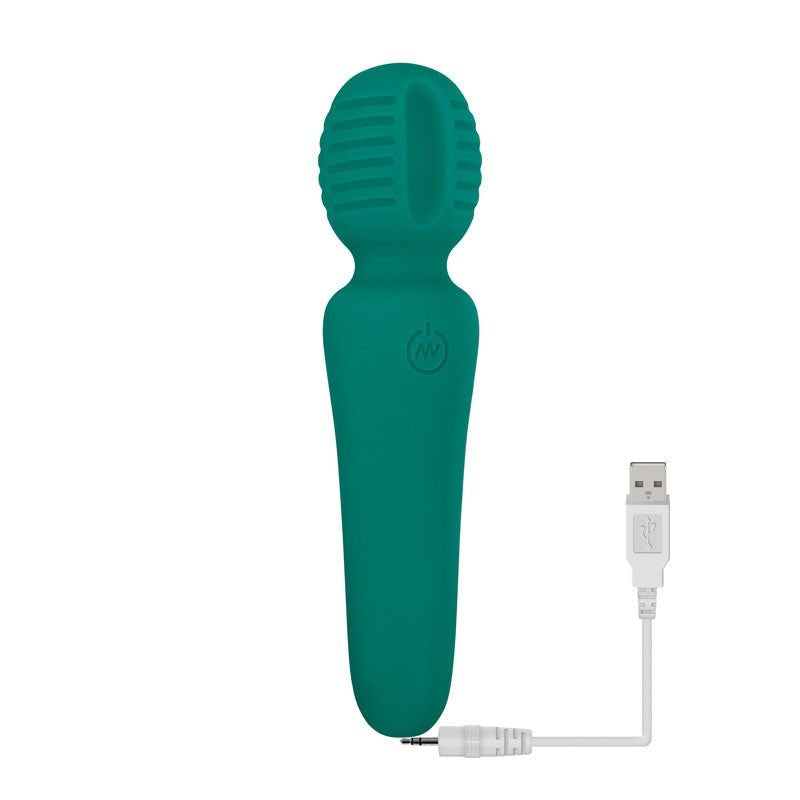 Adam and Eve Petite Private Pleasure Body Wand Massager Green - Body Wands