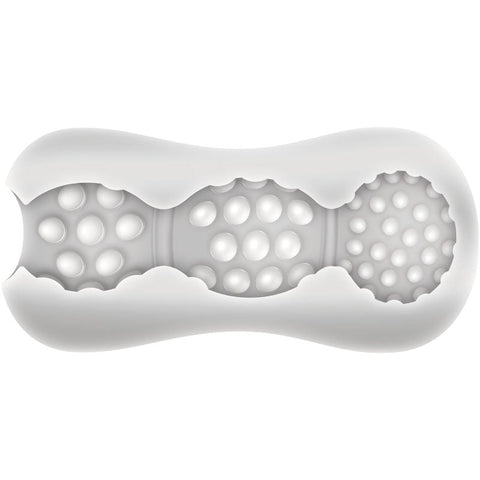 Triple Chamber Ball Drainer Masturbator Sleeve - Masturbators and Strokers