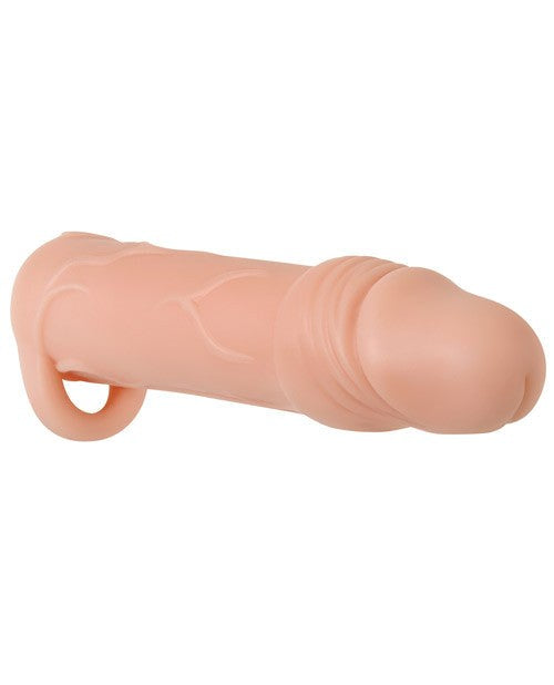 Adam and Eve True Feel Penis Extension Sleeve Flesh - Pumps, Extenders and Sleeves