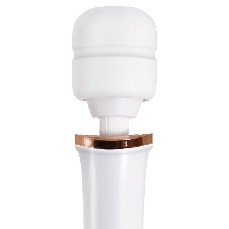 Adam and Eve USB Rechargeable Magic Body Wand Massager Rose Gold/White - Body Wands
