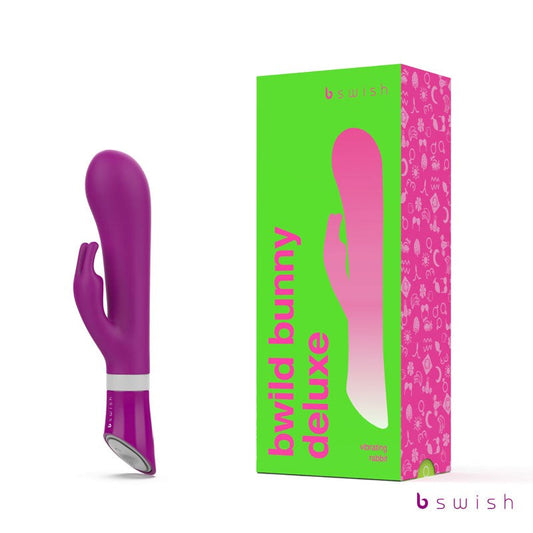 B Swish Bwild Deluxe Bunny Rabbit Vibrator Raspberry