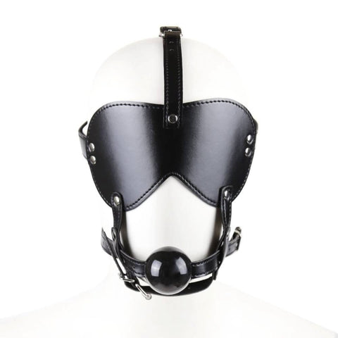 Bondage Gag Harness with Blindfold by BDStyle - Bondage Gags and Bits