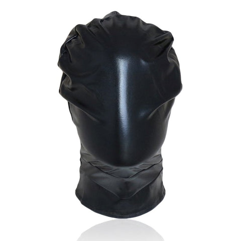 Patent Leather Full Head Bondage Hood by BDStyle - Bondage Hoods