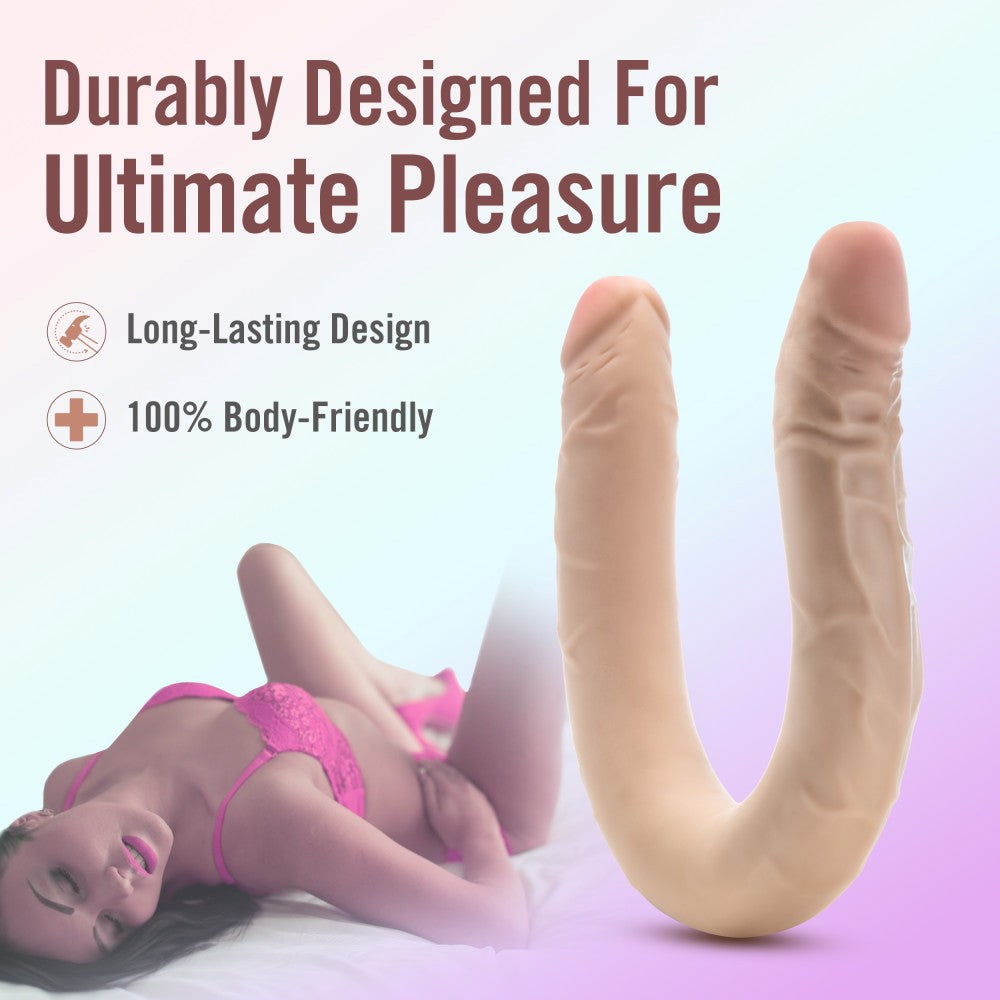 Dr Skin Plus Posable Double Dong by Blush Novelties - Double Ender