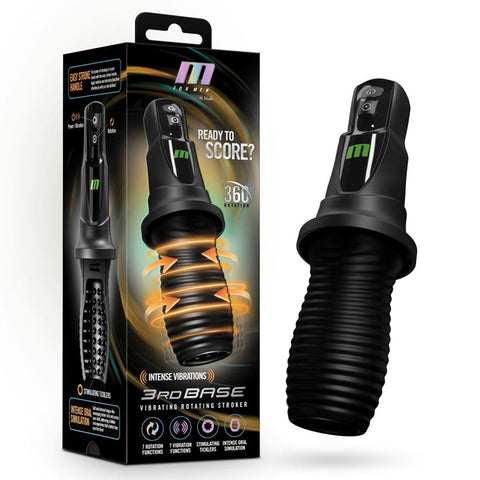 M 3rd Base & Auto Stroker by Blush Novelties - Masturbators and Strokers
