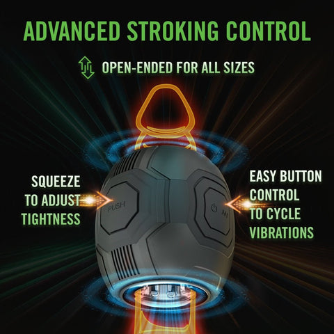 M For Men Dome X USB Rechargeable Vibrating Stroker - Masturbators and Strokers