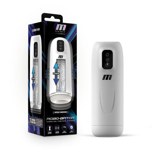 M For Men Robo-Bator Vibrating Stroker by Blush Novelties - Masturbators and Strokers