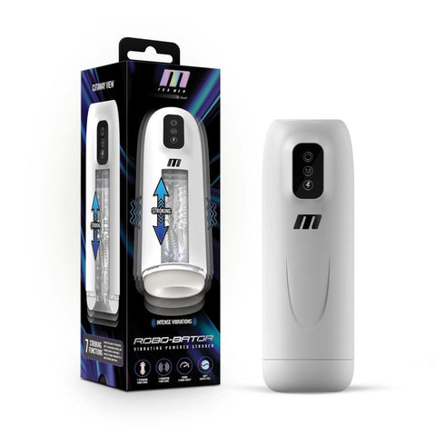 M For Men Robo-Bator Vibrating Stroker by Blush Novelties - Masturbators and Strokers