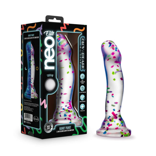 Neo Elite Glow Hanky Panky Glow In Dark Dong - Realistic Dildos