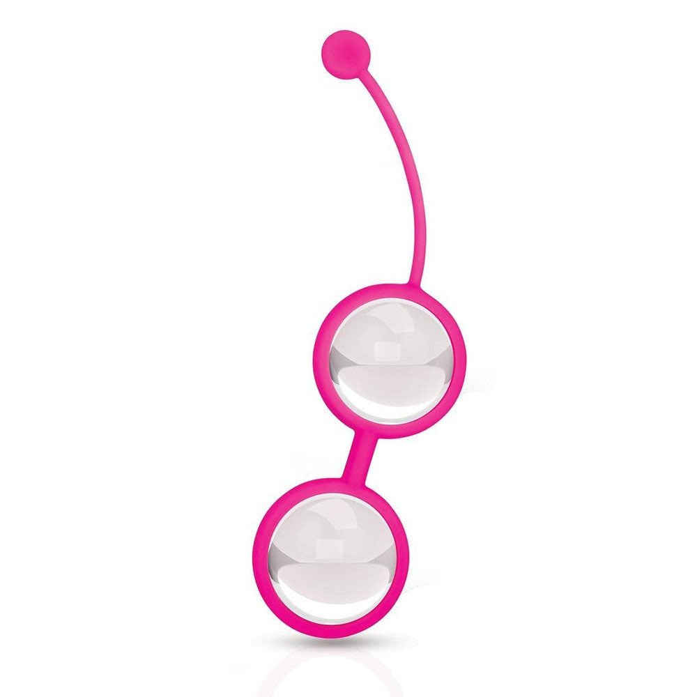 Bodywand Squeeze Crystal Kegel Toner Glass Weighted Kegel Balls Set - Love Eggs and Kegel Exercisers