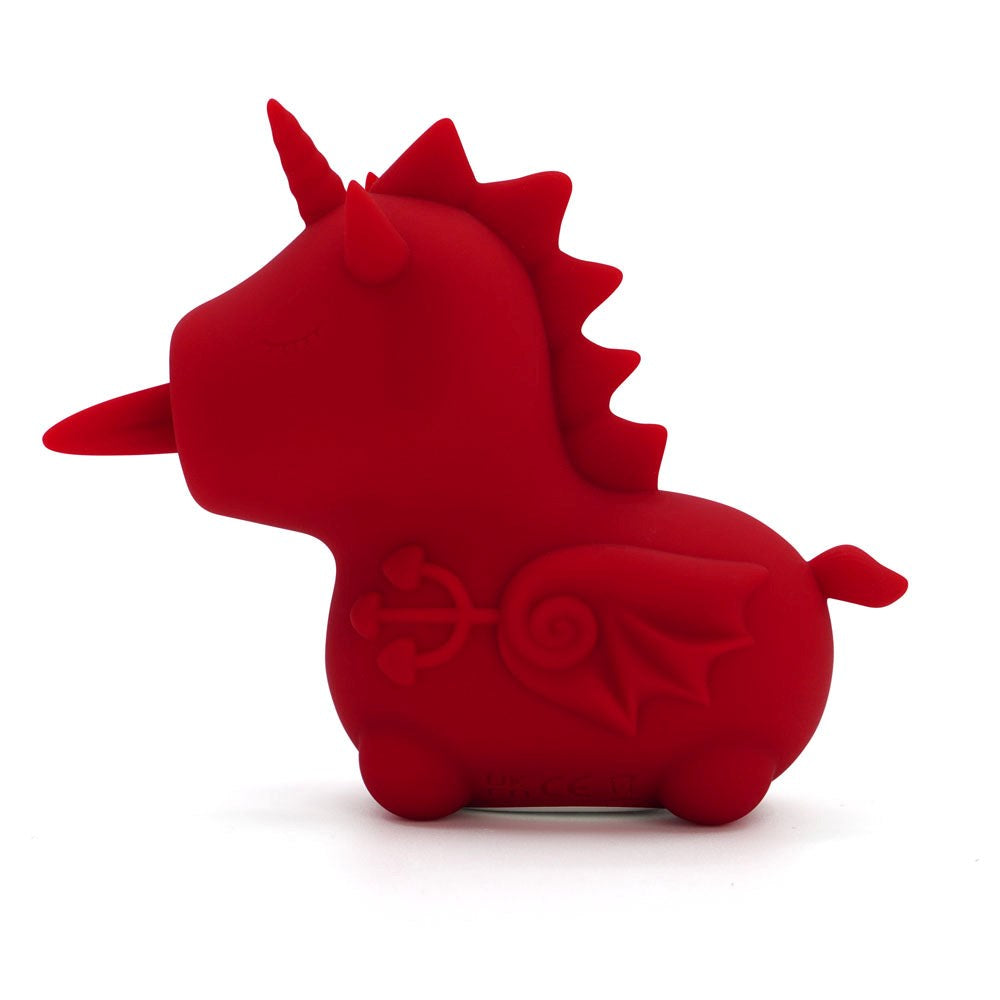 Unihorn Blaze Diablo USB Rechargeable Forked Tongue Flicking Stimulator Red - Finger and Tongue Vibrators
