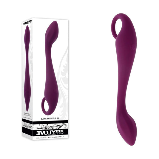 Evolved LOCHNESS G Spot USB Rechargeable G Spot Vibrator Purple
