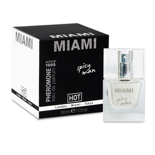 Hot Production Hot Pheromone Miami Spicy Man Sex Pheromone Cologne for Men 30ml