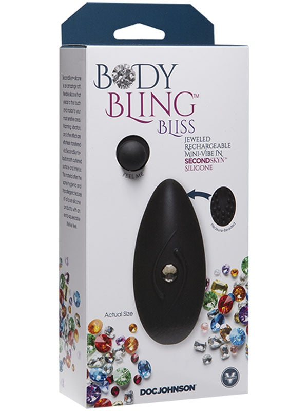 Luxurious Pleasure Gem - Body Bling Bliss Soft Silicone Mini Vibrator - Mini & Slim Vibrators