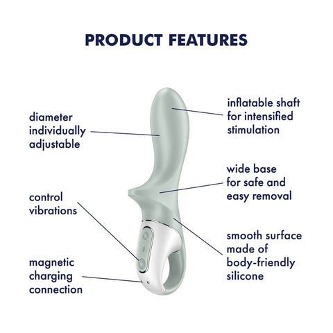 Air Pump Booty 3 Mint by Satisfyer - Anal Vibrators