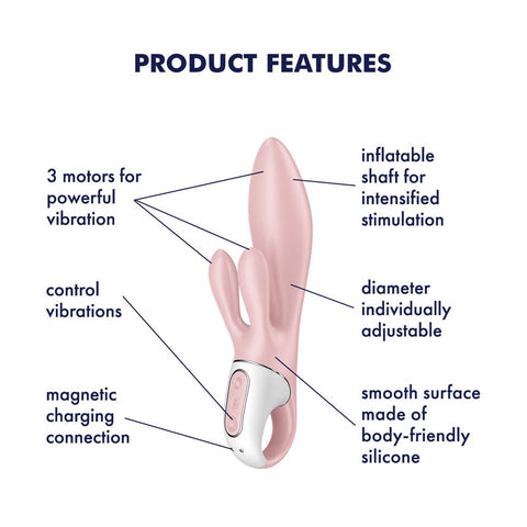 Air Pump Bunny 3 by Satisfyer - Rabbit Vibrators