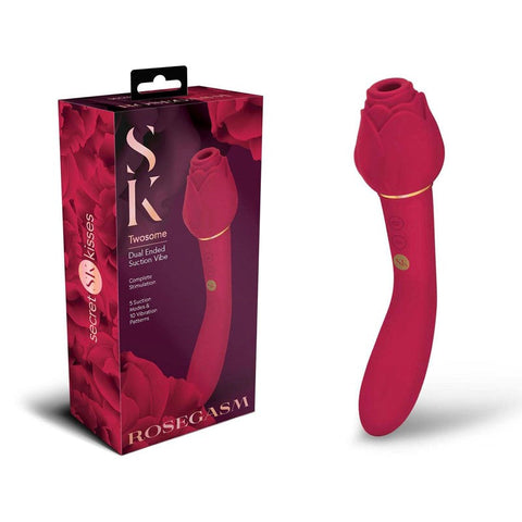 ROSEGASM TWOSOME Air Pulsation Stimulator & Vibrator - Clit Ticklers and Pulsators