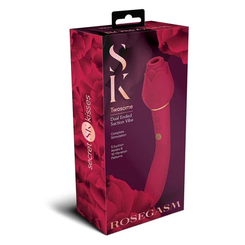 ROSEGASM TWOSOME Air Pulsation Stimulator & Vibrator - Clit Ticklers and Pulsators
