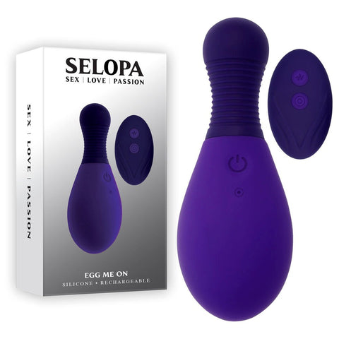 Selopa EGG ME ON USB Rechargeable Egg with Wireless Remote - Love Eggs and Kegel Exercisers