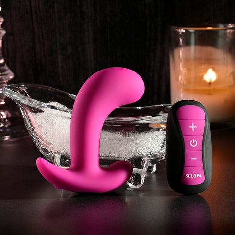 Selopa HOOKING UP Vibrator with Wireless Remote - Butt Plugs