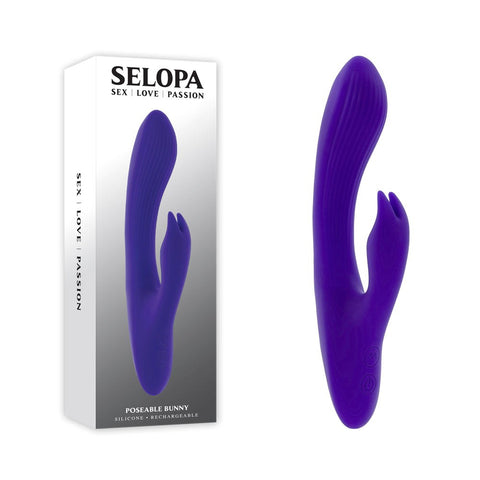 Selopa POSEABLE BUNNY Poseable Rabbit Vibrator - Rabbit Vibrators