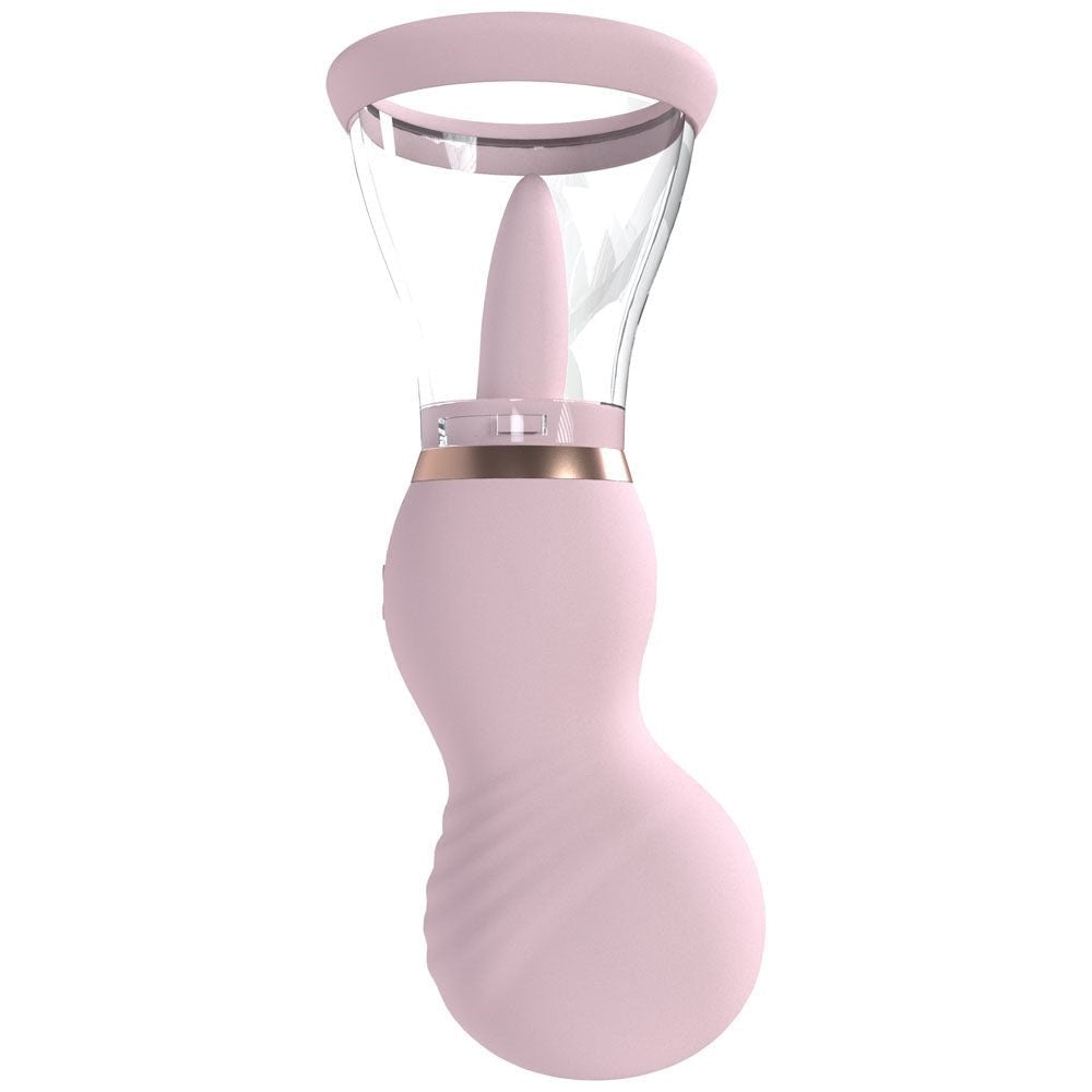 Shots Toys PUMPED Sensual Auto USB Rechargeable Vulva & Brest Pump Pink - Pussy And Clit Toys