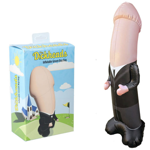 S Line The Dickheads Groom Bop 100 Cm Inflatable Penis Bag - Party Gifts and Novelties