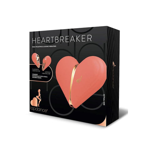 Lapdance Heartbreaker Pulsating Licking Vibrator - Personal Massagers