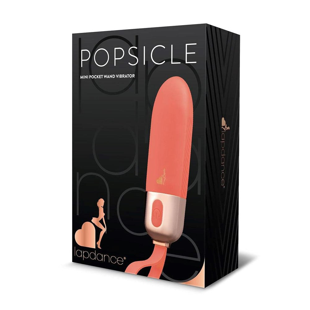 Xgen Products LAPDANCE Popsicle Mini Pocket Wand USB Rechargeable Bullet Vibrator Pink - Bullet Vibrators