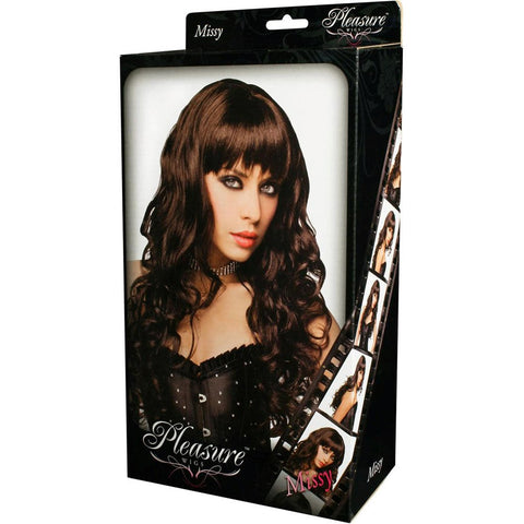PLEASURE WIGS Missy Brunette Wig by Xgen Products - Wigs and Gloves