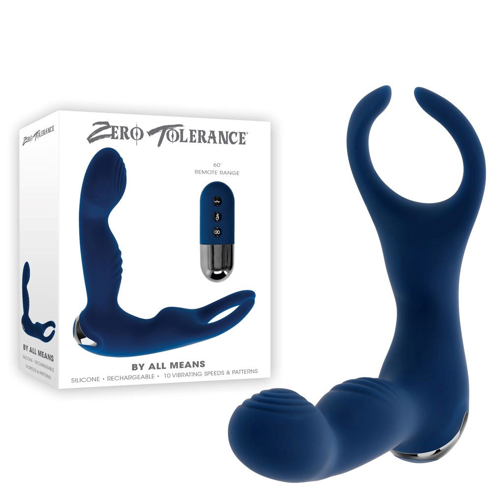 Zero Tolerance By All Means Vibrating Prostate Massager - Prostate Toys