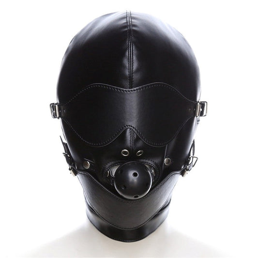 BDStyle Bondage Mouth Gag Full Gimp Hood