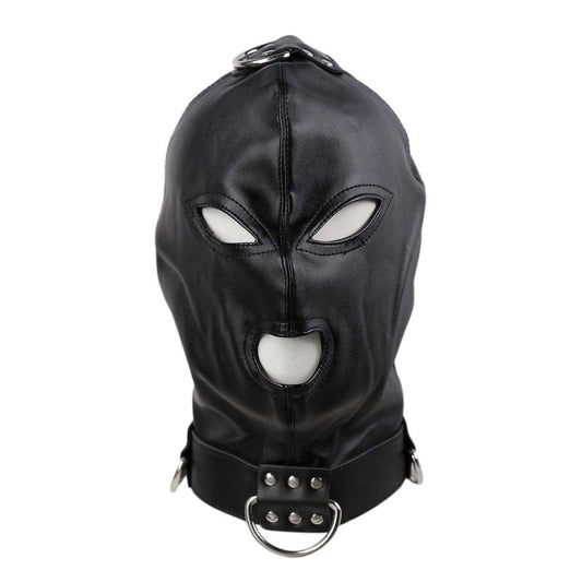 BDStyle Gothic Black Bondage Play Hood