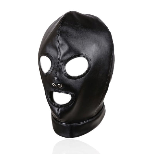 BDStyle Mouth And Eye Open With Nostril Hole Bondage Hood