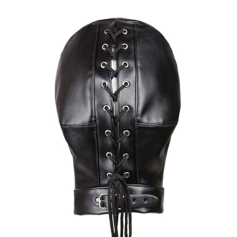 Mouth And Eye Open With Nostril Hole Bondage Hood - Bondage Hoods