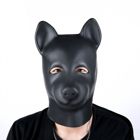 Latex Fetish Play Pig Hood Mask by BDStyle - Bondage Hoods