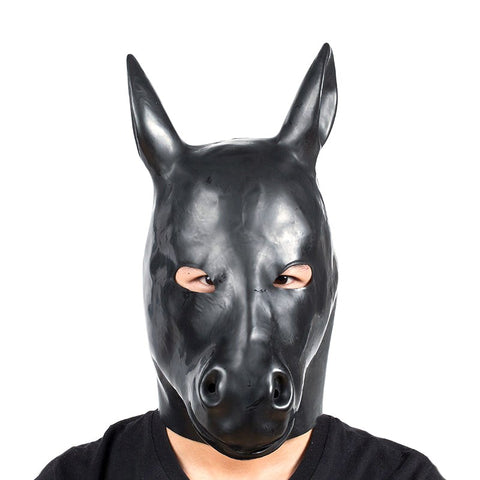 Latex Horse Head Bondage Hood by BDStyle - Bondage Hoods