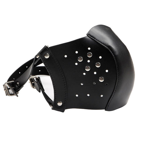 Punk Face Mask With Hole Bondage Hood by BDStyle - Bondage Hoods