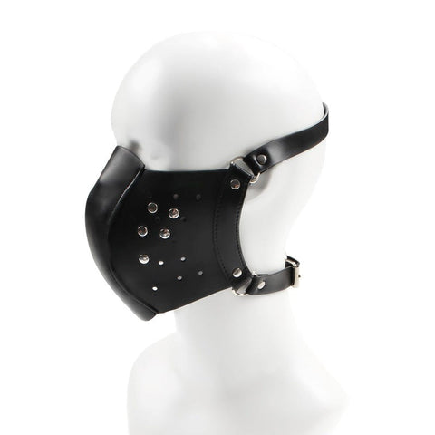 Punk Face Mask With Hole Bondage Hood by BDStyle - Bondage Hoods