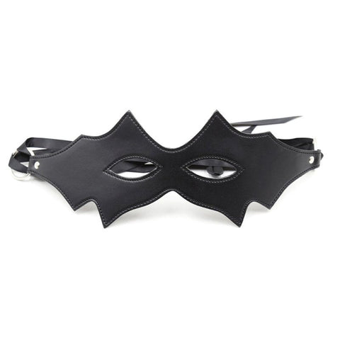 Lace-up BDSM Play PVC Fancy Mask by BDStyle - Blindfolds And Masks