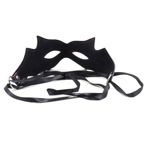 Lace-up BDSM Play PVC Fancy Mask by BDStyle - Blindfolds And Masks