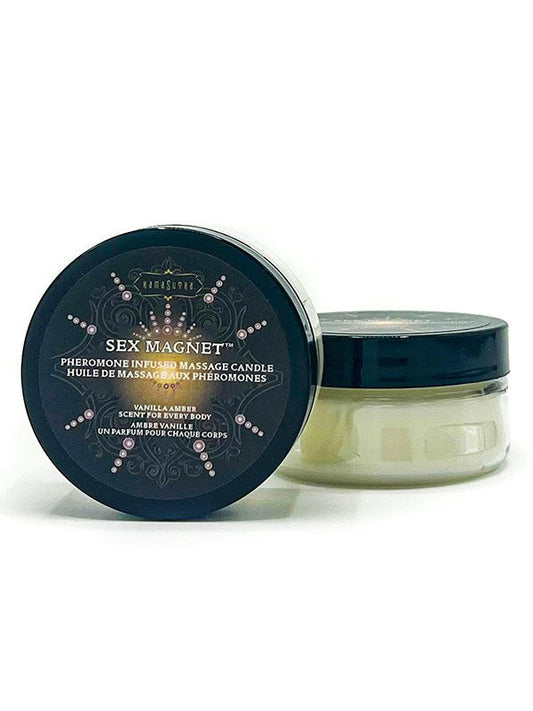 Kama Sutra Products Sex Magnet Pheromone Massage Candle Vanilla Amber