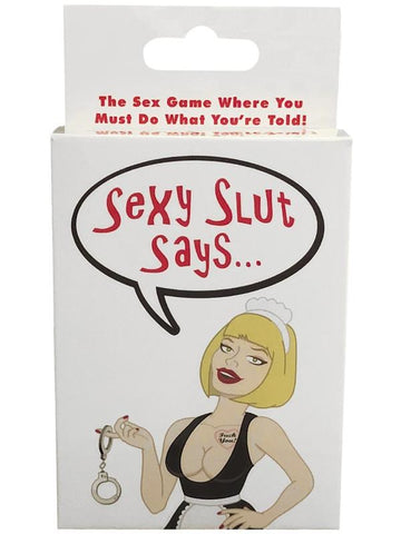 Sexy Slut Says Adult Card Game by Kheper Games - Sex Games, Coupons and Tricks