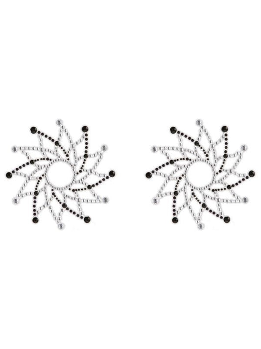 NS Novelties Pretty Pasties Charm I Nipple Cover Black