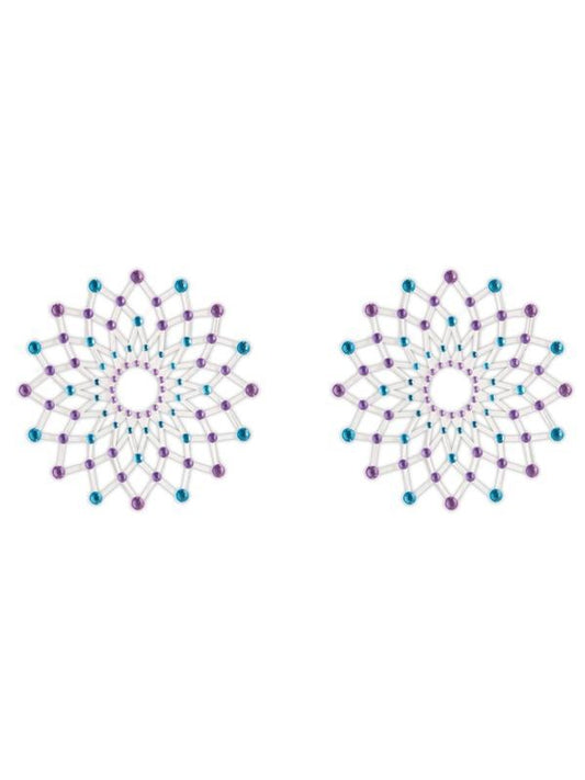 NS Novelties Pretty Pasties Charm II Nipple Cover Blue